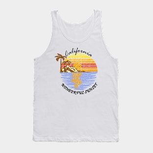 California sunset Tank Top